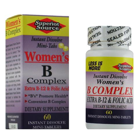 Womens B Complex (60 Instant Dissolve micro-tabs) Womens B Complex (60 Instant Dissolve micro-tabs)